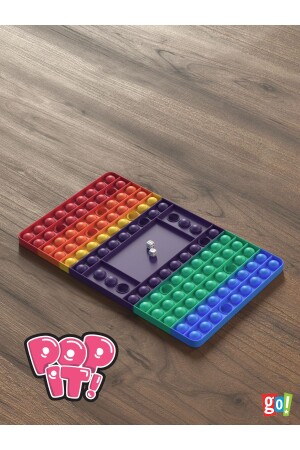 Pop It Push Bubble Fidget Chess Backgammon Popit Dice Mental Stress Relief Toy Popit Backgammon - Go Toys