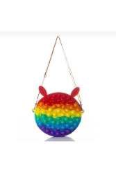 Popit Çanta Duyusal Pop It Versiyonu 17 Cm Kulaklı Popitli Çanta 17 cm Kulaklı Popitli Çanta - glassepet