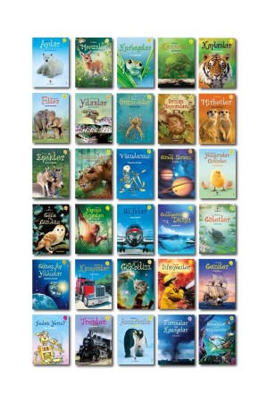 Popular Science First Reading Books Set of 30 (1. Classroom And Preschool) Set - Tübitak Yayınları