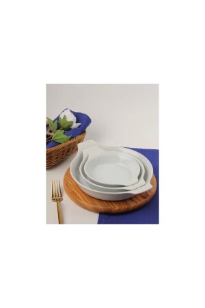 Porcelain 3 Piece Pan Set 341SET244 - Porland