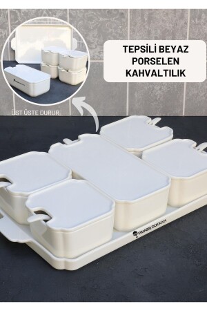 Porcelain 5-Piece Breakfast Bowl with Cover and Spoon 434 - AROW