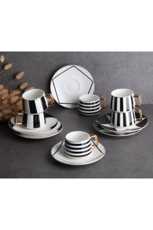 Porcelain 6-Piece Cup Set 3176 - GÖNÜL