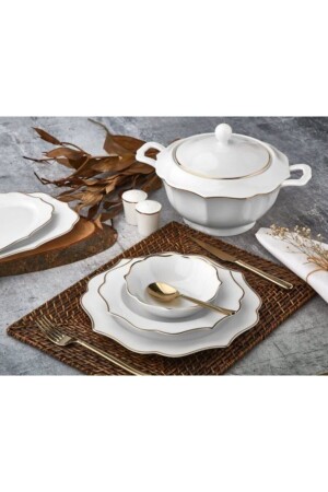 Porcelain 60 Piece Dinner Set 40019 AR40019 - Aryıldız