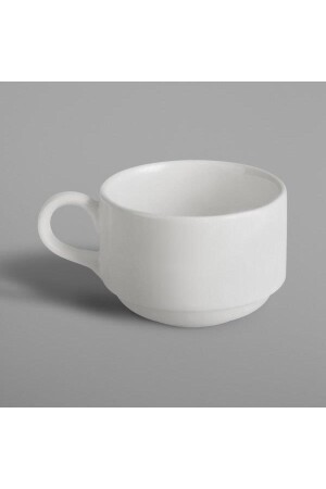 Porcelain Banquet Teacup 230 Cc Set of 12 - Paşabahçe