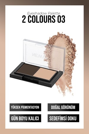 Porcelain Make Up 2li Far Paleti No03 - New Well