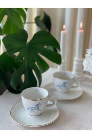 Porcelain Teacup 2 Pieces 038 - BOES Porselen