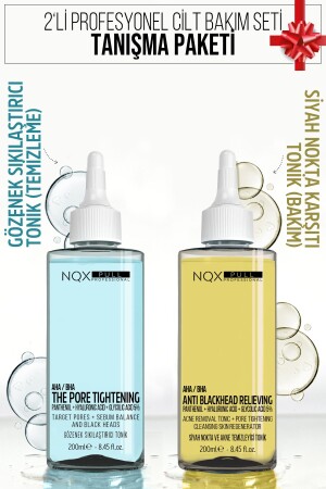 Pore ​​Firming and Blackhead Tonic 2 Pack Economical Set 200+200 Ml SET333 - NQX PULL