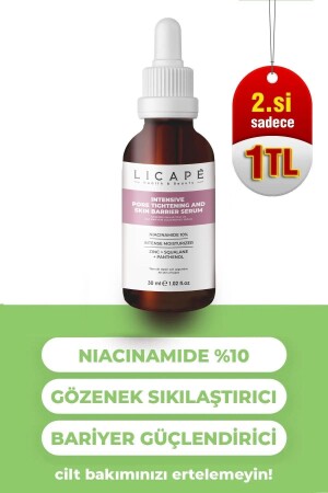 Pore ​​Firming and Skin Barrier Strengthening Niacinamide 10% Serum 30ml - Licape