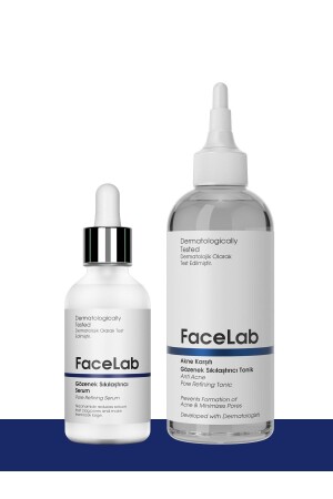Pore ​​Tightening, Anti-Acne and Pimple, Anti-Blackhead Skin Care Set (serum + Tonic) - Facelab
