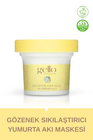 Pore ​​Tightening Egg White Mask - Egg White Pore Mask - Gello