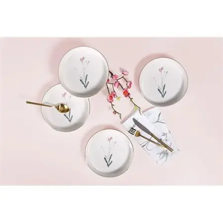 Porland Botanical 4lü Çukur Tabak Seti 19cm - Porland