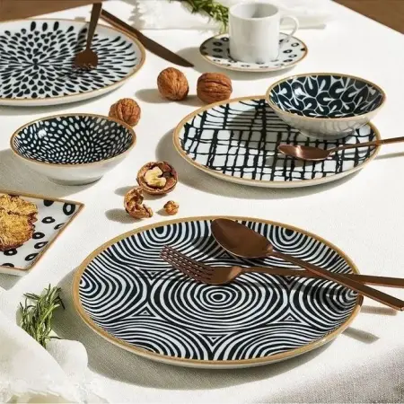 Porland Fractal 6-Piece Serving Set 24cm - Porland