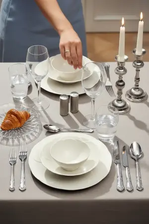 Porland Varia Alumilite 18 Parça 6 Kişilik Yemek Takımı - Porland