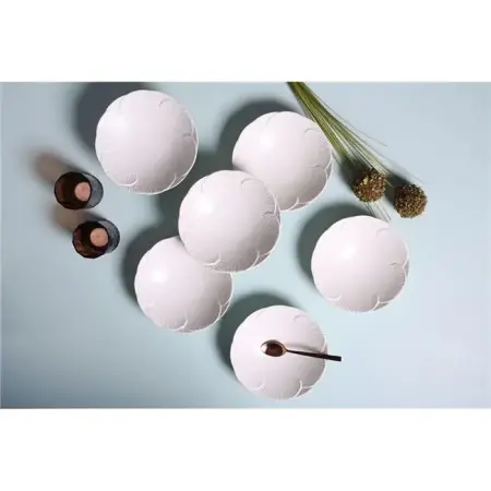 Porland Varia Alümilite 6'lı Çukur Tabak Seti 20 cm - Porland