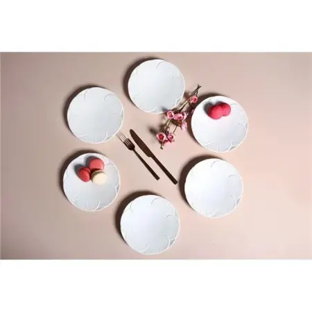 Porland Varia Alumilite 6'lı Düz Tabak Seti 17 cm - Porland