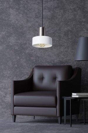 Porta White-chrome Single Pendant Lamp Living Room Young Room Kitchen Chandelier PRTAVZ01 - Vinner