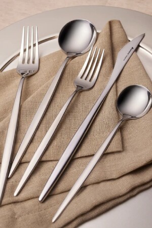 Porto 60 Piece Elegance Fork Spoon Knife Set for 12 Persons Boxed 153. 03. 08. 2004 - Karaca