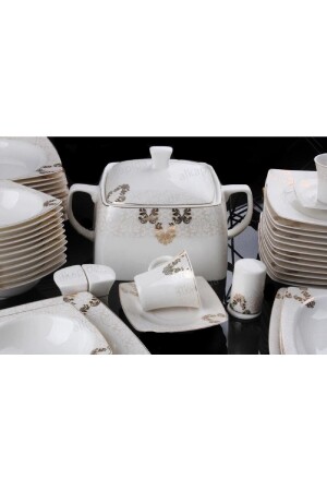 Porzellan Caroline 85-teiliges Tafelservice aus Porzellan 5629 8691850085629 - Güral
