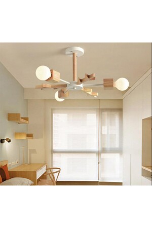 Postmodern Flake Wood Chandelier - Simaavize