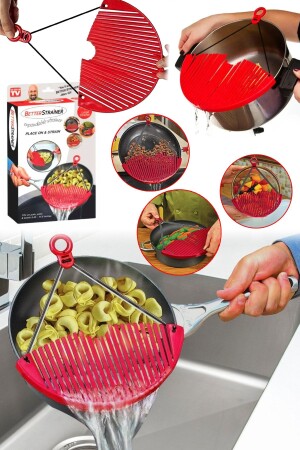 Pot Strainer Expandable and Adjustable Practical Pot Pan Bowl Strainer Ra091 - Binbirreyon