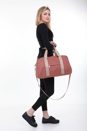 Powder Color Women & Men Sports Bag, Unisex Sports Fitness Gym Bag with Parachute Fabric Front Pocket ICN0116 - ICONE BAG