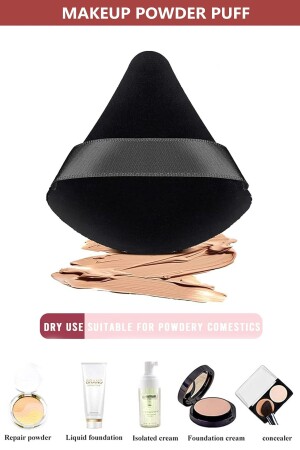 Powder Foundation BB Cream Washable Black Application Tool Puff Sponge - H&E Luxury Design