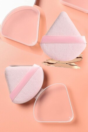Powder Foundation BB Cream Washable Pink Application Apparatus Puff Sponge with Hygienic Storage Box - H&E Luxury Design