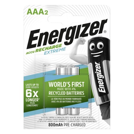 Power batteries ENERGIZER Extreme HR03 AAA BL2, 2pcs. - Energizer