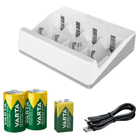 Power batteries with charger VARTA 2x1.2V HR20 HR6 - Gamintojas: