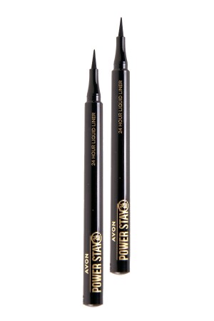 Power Stay Liquid Liner Blackest Black Doppelset - Avon