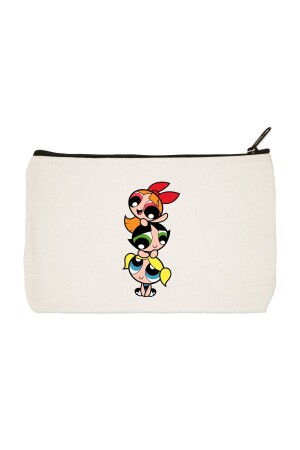 Powerpuff Girls bedruckte Stoff-Make-up-Tasche – Stifthalter – Handtasche - Designedfy