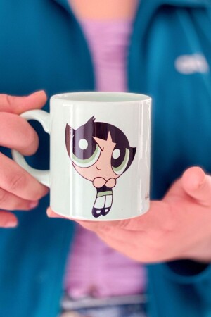 Powerpuff Girls Buttrtcup Mintgrüne Geschenktasse BKM29791896 - Bikutumutluluk