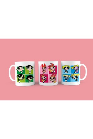 Powerpuff Girls Set of 3 Printed Mugs - Designedfy