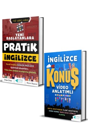 Practical English conversation set (Video lessons + 2 books) - Erkan Önler Yayınları