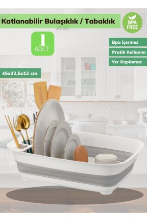 Practical Foldable Plate Dish Rack 0021. J041093 - Jet's Home