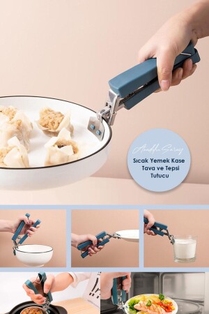 Practical Hot Food Bowl Holder Pan Tray Tongs Handle Holder Tray And Pan Holder - Anadolu Saray Çarşısı