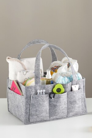 Practical Organizer Felt Baby Care Organizer Mother Baby Care Bag - Irk Lemoon