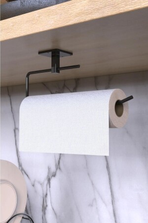 Practical Paper Roll Towel Holder - Towel Rack - Bathroom Kitchen Stainless Towel Holder - Napkin Holder - Home Stuff