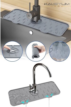 Practical Water Trap Faucet Mat Protective Faucet And Sink Mat For Kitchen And Bathroom Faucet Countertop - Kalsiyum Mood