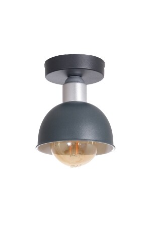Prague Modern Design Cafe Kitchen Living Room Anthracite Color Single Chandelier PO93 - Fer Avize