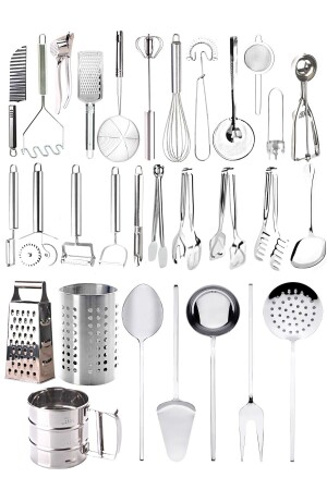 Praktische Haushaltsgeräte, Küchenutensilien, Mitgift-Set, praktische Küchenutensilien, Servierzange, Typen T090498S105 - Mirilliahome