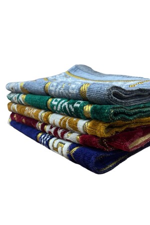 Prayer Rug - 5 Pieces Velvet Prayer Rug - Prayer Mat - Prayer Mat Set - Velvet Prayer Rug - Prayer Rug Set. - Genel Markalar