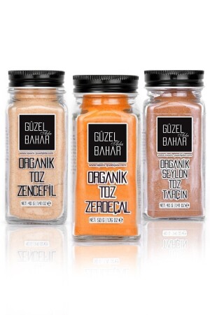 Prebiotic Set Organic Spice with Salt Shaker - Güzel Ada Gıda