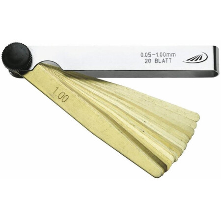 PREISSER Fühlerlehre 0,05-1,0mm, 20 Stück - Helios Preisser