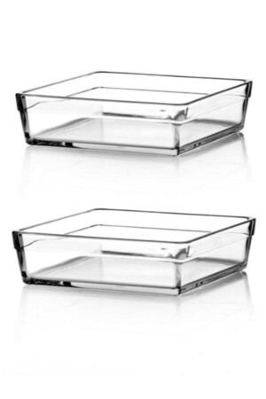 Premium 2-teilige quadratische Backschüssel 59304P0 - Paşabahçe