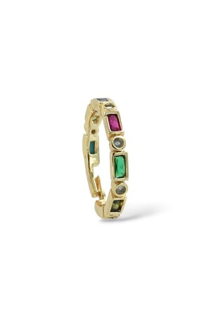 Premium Adjustable Colorful Baguette Stone Ring - Çlk Accessories