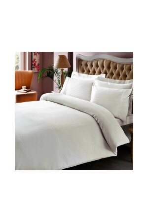 Premium Basic Stripe Çift Kişilik Pamuk Nevresim Takımı TYC00753978302 - Taç