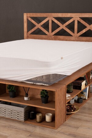 Premium Cotton Picot Fitted Terry Cloth Water Liquid Proof Mattress Pad SFPF - Silly Feather