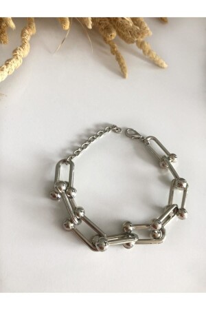 Premium Kalite Silver Tiffany Zincir Bileklik - Mathilda Aksesuar