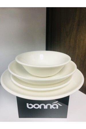 Premium Porcelain 24 Parça Yemek Takımı A0900 - Bonna